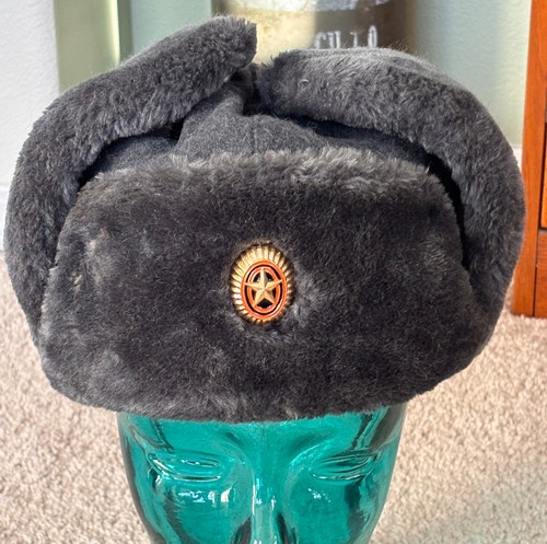 Vintage ushanka russian - ushanka,