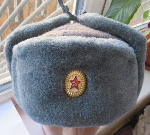 Soviet ushanka winter - hat, for